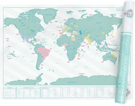 Harta Lumii razuibila editia Hello, 82*60 cm